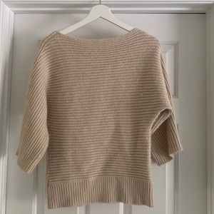 3/4 Sleeve Sweater - High Neck - Oversized style
